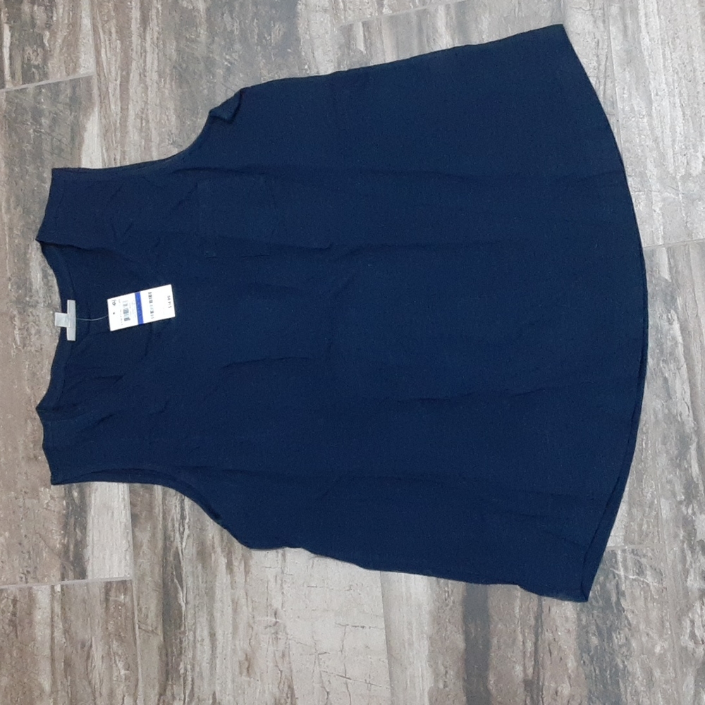 Navy blue extra large style & Co sleeveless top nwt